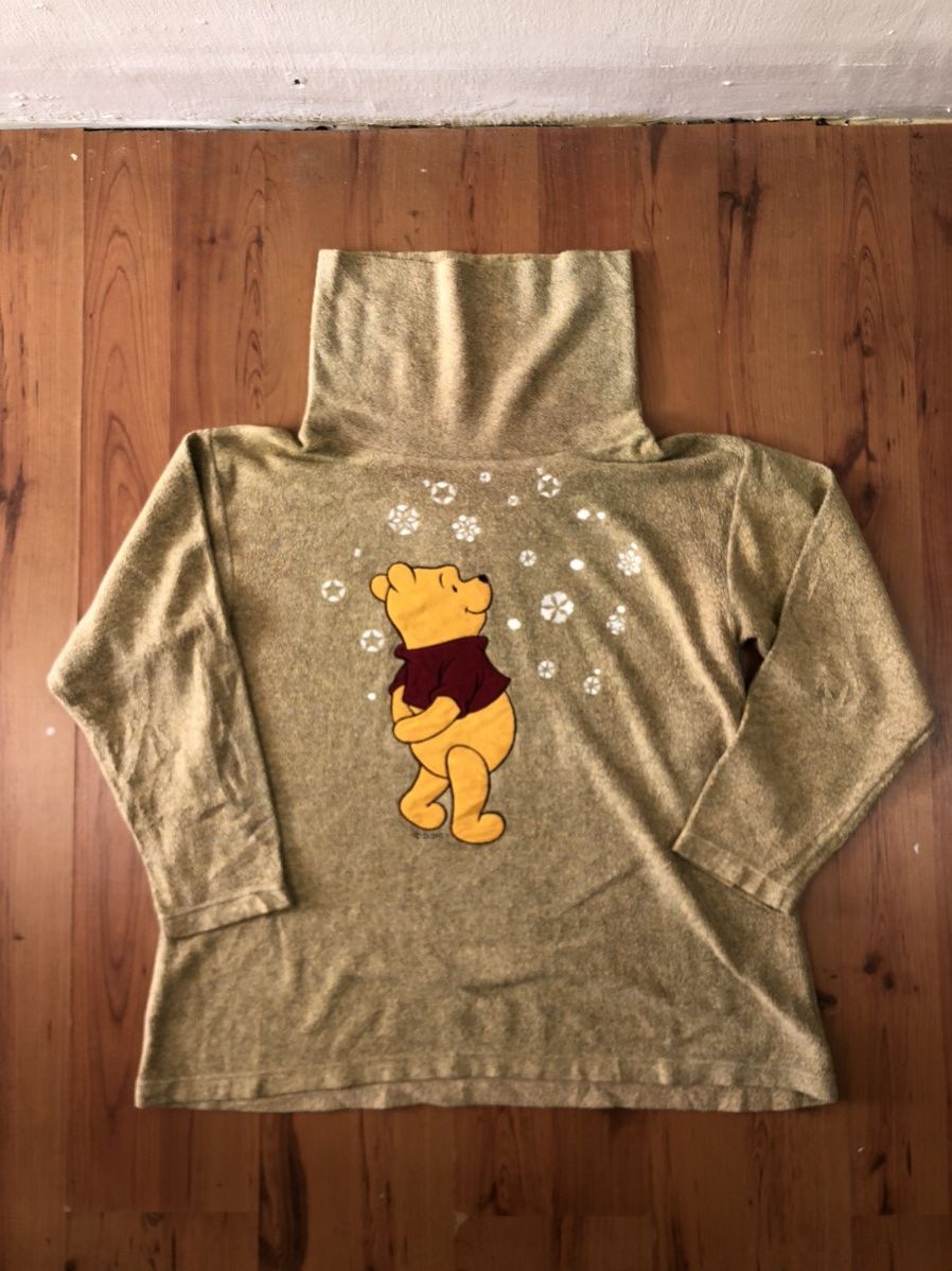 Disney Vintage Winnie The Pooh Bear Fleece Sweater Size US L / EU 52-54 / 3 - 7 Thumbnail