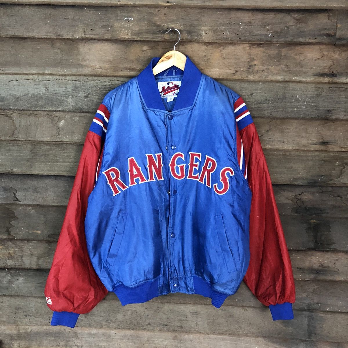NBA Rangers Blue Varsity Jacket #3737 Size US L / EU 52-54 / 3 - 3 Thumbnail