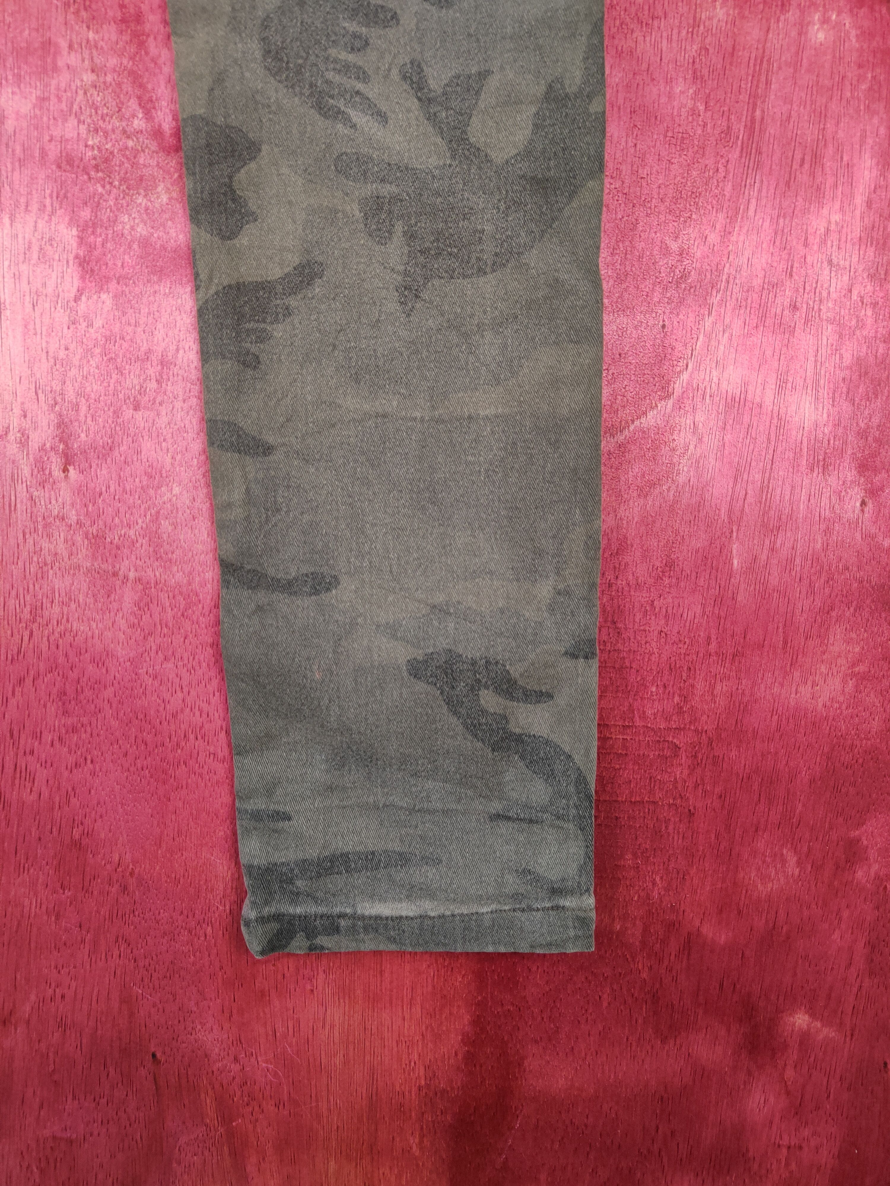 Japanese Brand Japan camo military skinny Faded Dark Green cargo Denim#S569 Size 29" - 11 Thumbnail