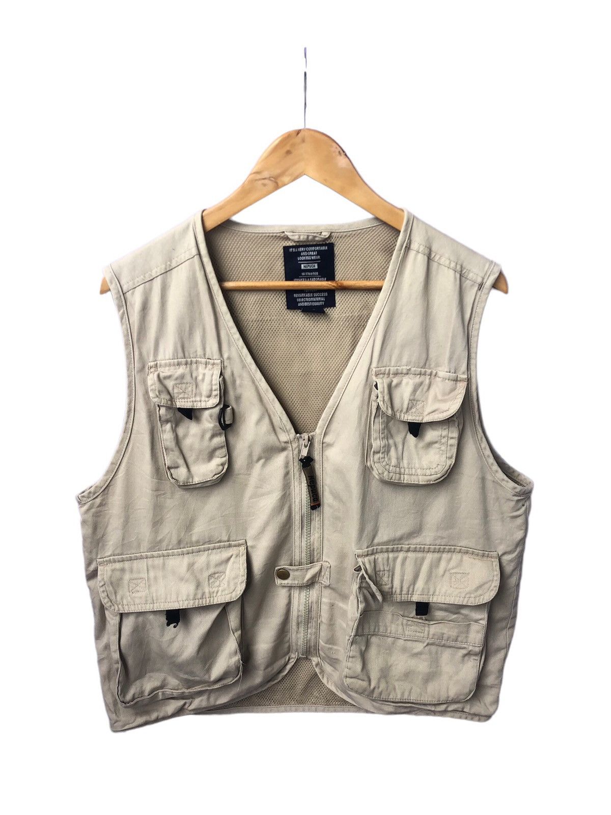 Japanese Brand Vintage Nepuca Tactical Vest Jacket Size US L / EU 52-54 / 3 - 1 Thumbnail