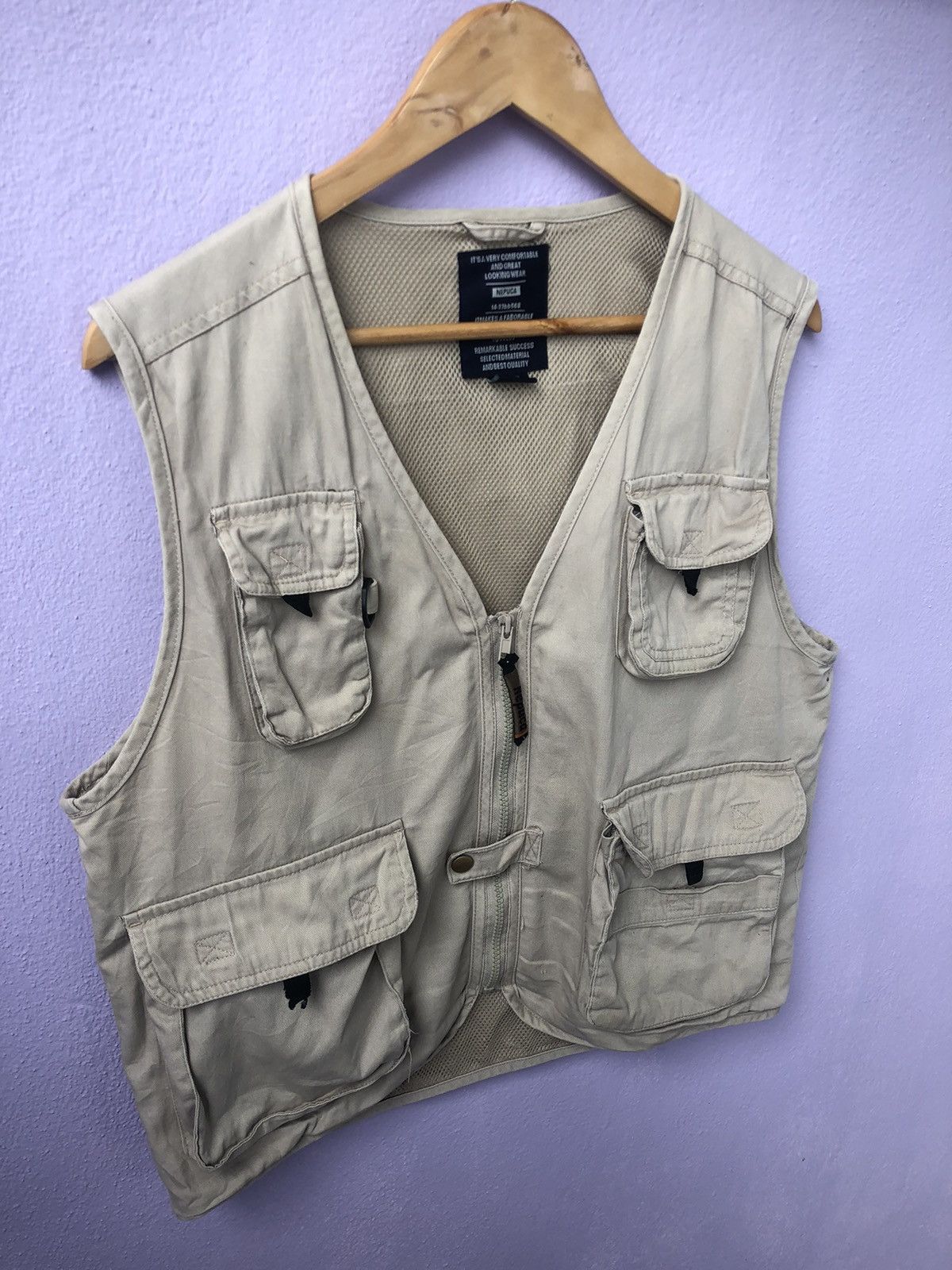 Japanese Brand Vintage Nepuca Tactical Vest Jacket Size US L / EU 52-54 / 3 - 4 Thumbnail