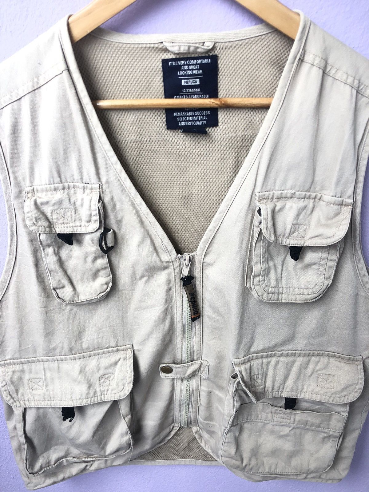Japanese Brand Vintage Nepuca Tactical Vest Jacket Size US L / EU 52-54 / 3 - 6 Thumbnail