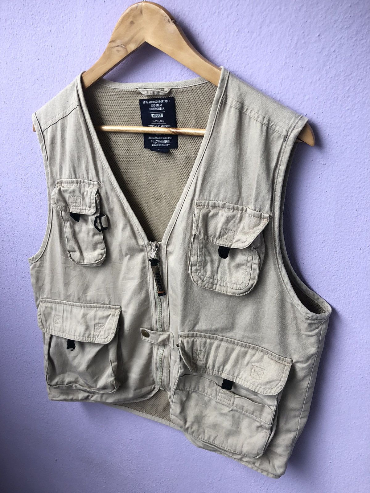 Japanese Brand Vintage Nepuca Tactical Vest Jacket Size US L / EU 52-54 / 3 - 5 Thumbnail