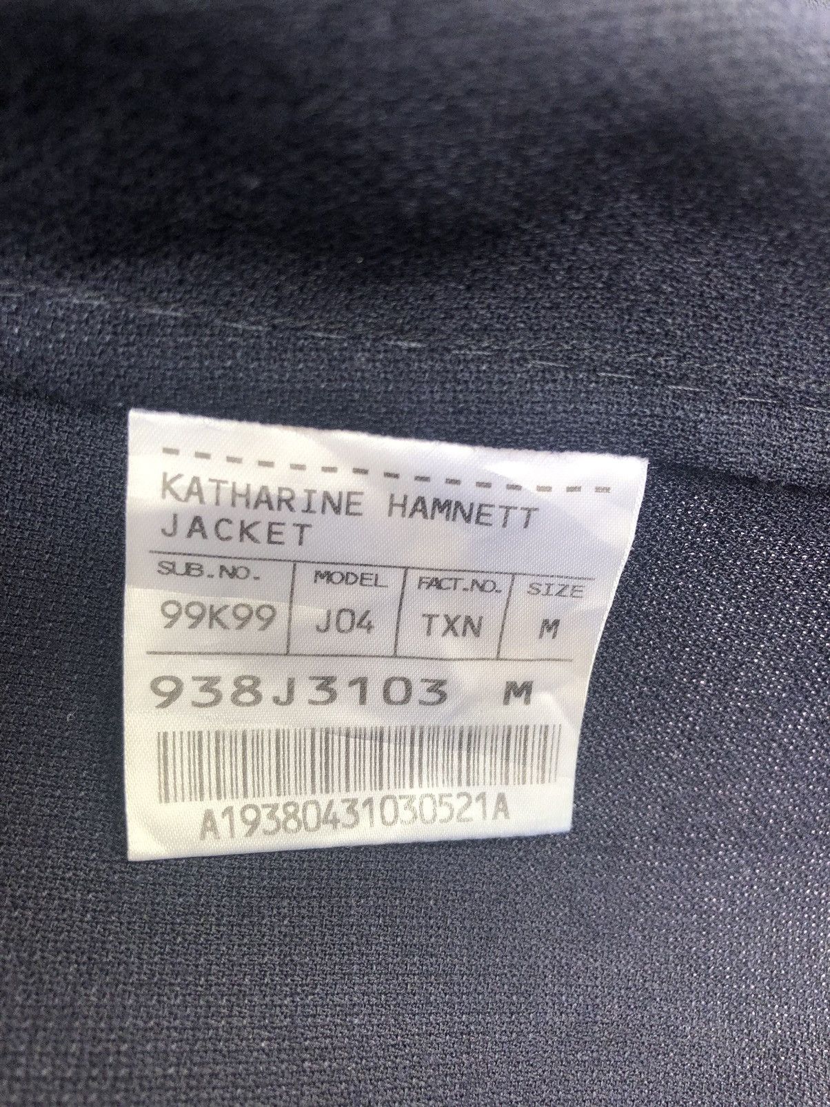 Designer Vintage Katharine Hamnett London Jacket Size US M / EU 48-50 / 2 - 10 Thumbnail