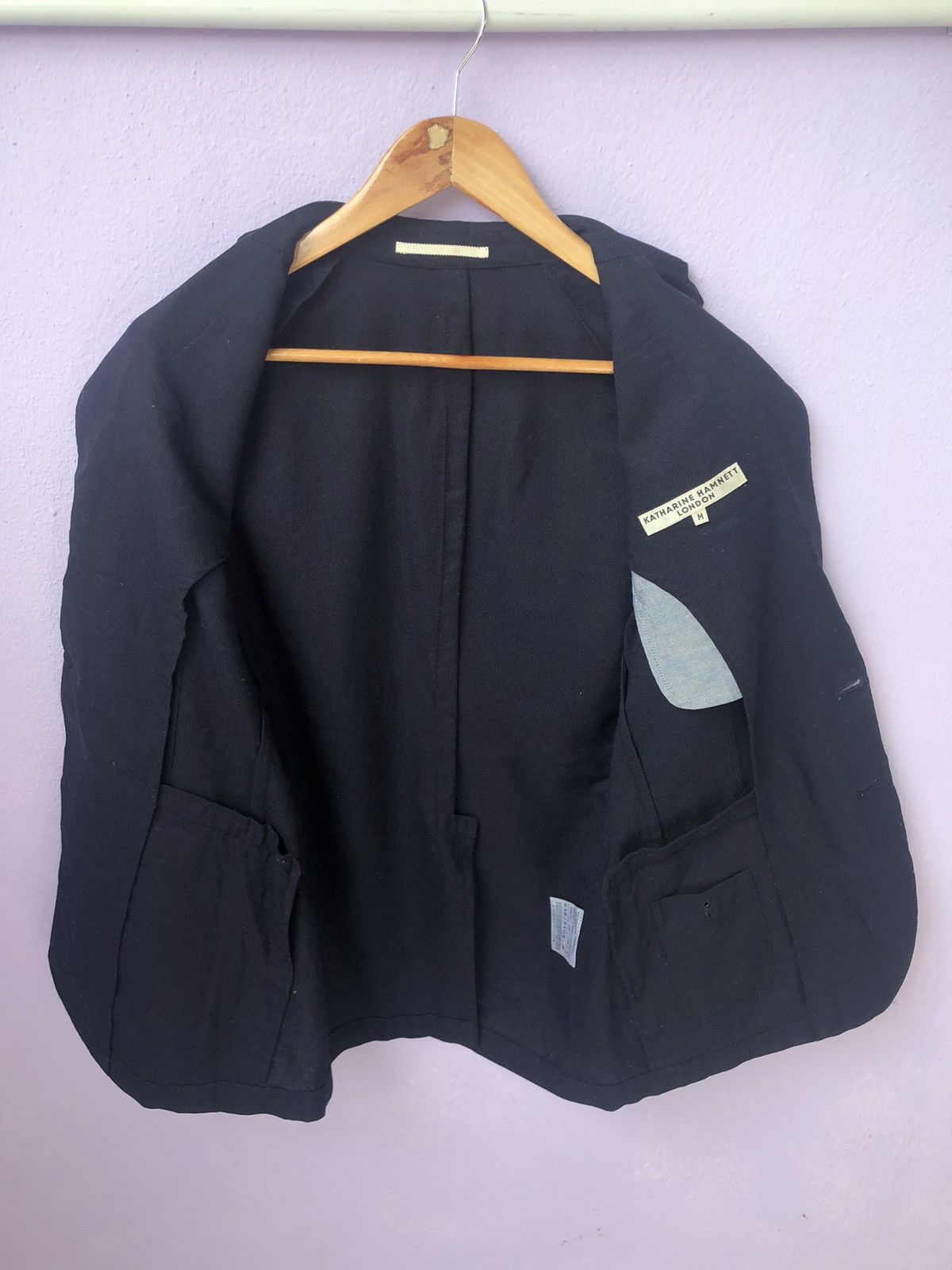 Designer Vintage Katharine Hamnett London Jacket Size US M / EU 48-50 / 2 - 8 Thumbnail