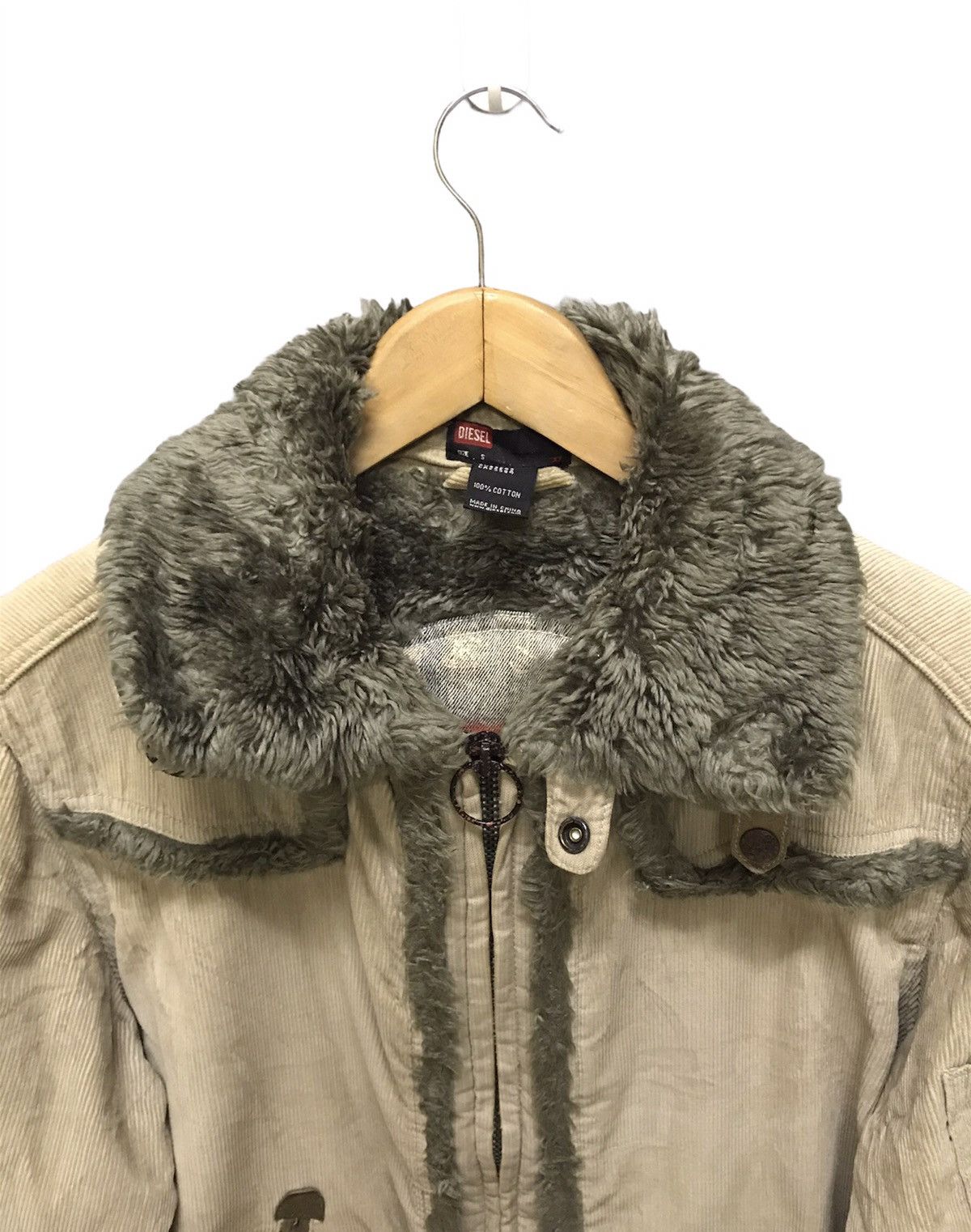 Diesel Diesel Qouldroy sherpa jacket zipper up Size US S / EU 44-46 / 1 - 5 Thumbnail