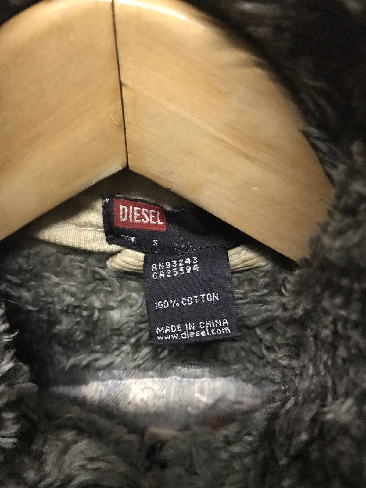 Diesel Diesel Qouldroy sherpa jacket zipper up Size US S / EU 44-46 / 1 - 12 Thumbnail