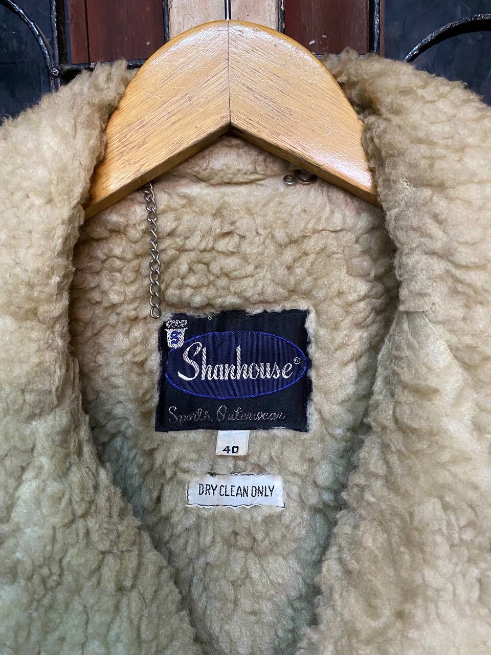 Japanese Brand VINTAGE SHANHOUSE DENIM AND SHEARLING COAT Size US XL / EU 56 / 4 - 11 Thumbnail