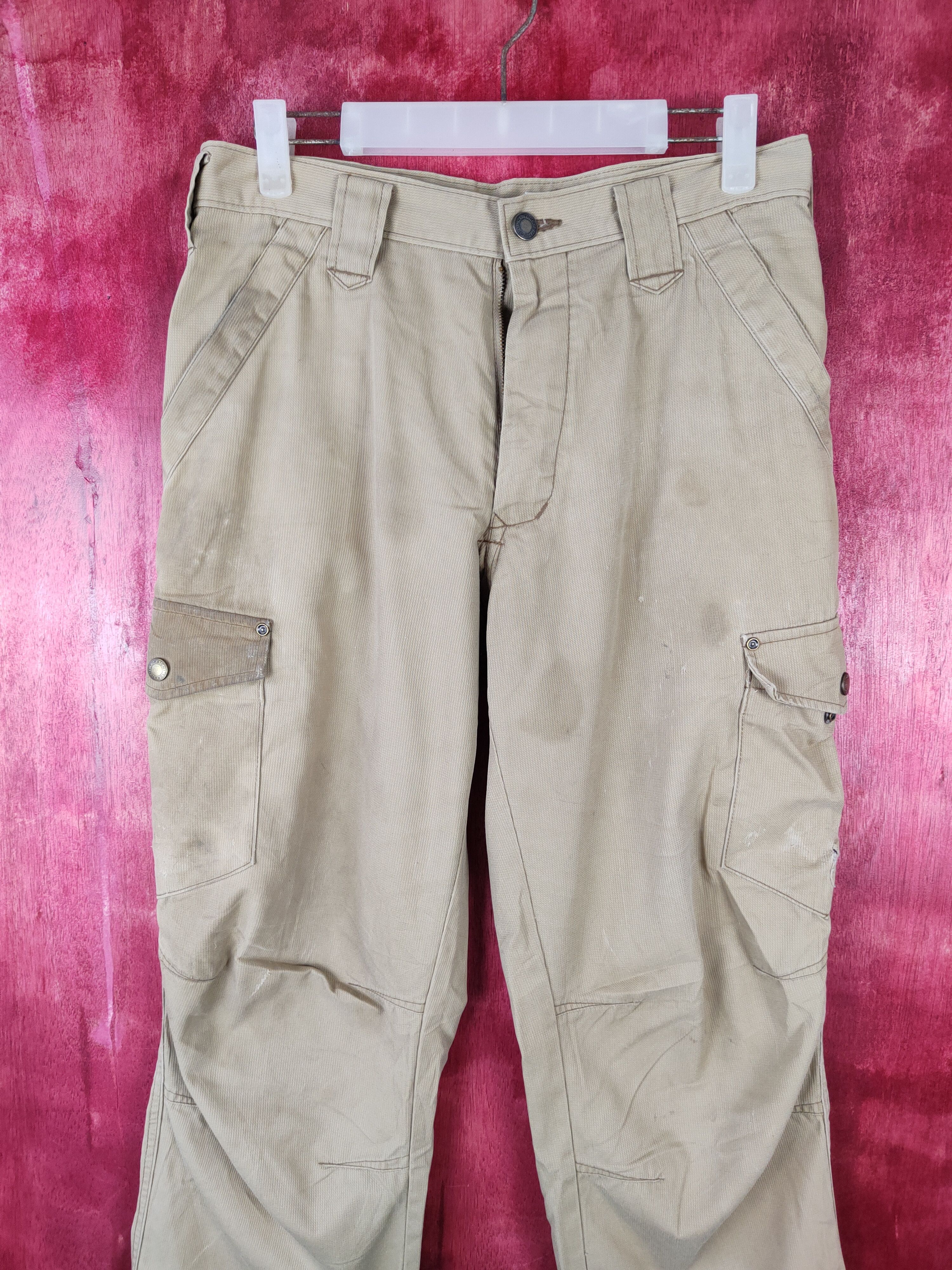 Japanese Brand × Vintage Toraichi Brown Multi Pocket Tactical Cargo Pants #S574 Size US 30 / EU 46 - 2 Thumbnail