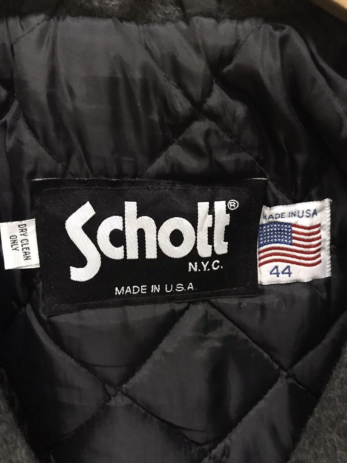 Schott Schott wool zipper jacket almost like new Size US M / EU 48-50 / 2 - 9 Thumbnail