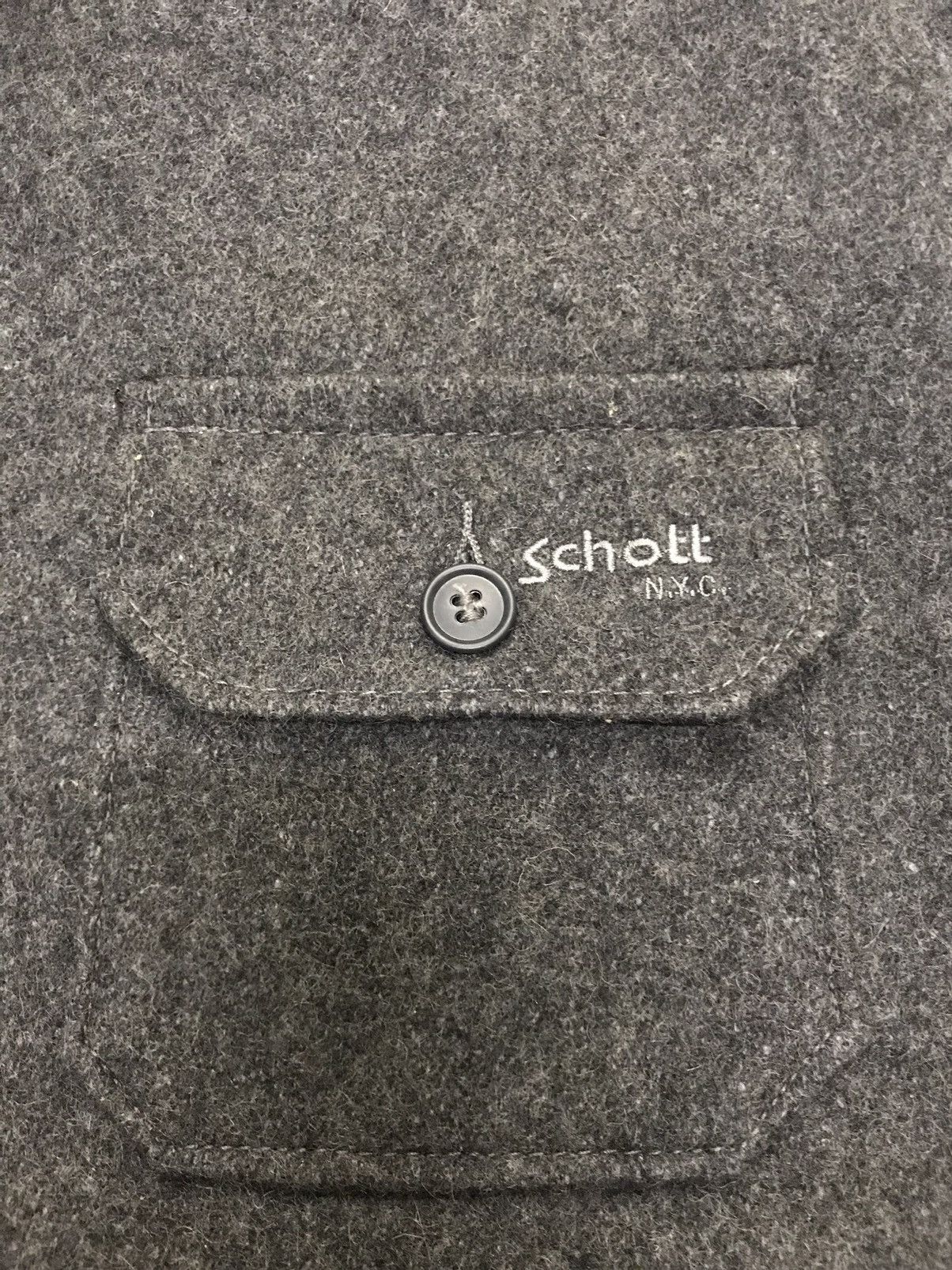 Schott Schott wool zipper jacket almost like new Size US M / EU 48-50 / 2 - 8 Thumbnail