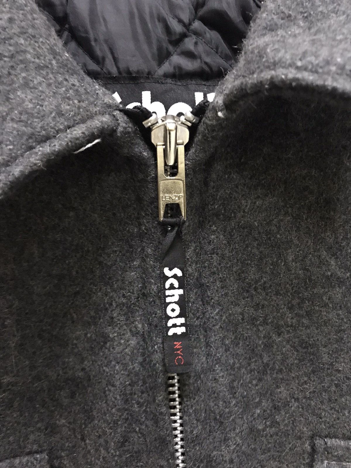 Schott Schott wool zipper jacket almost like new Size US M / EU 48-50 / 2 - 10 Thumbnail