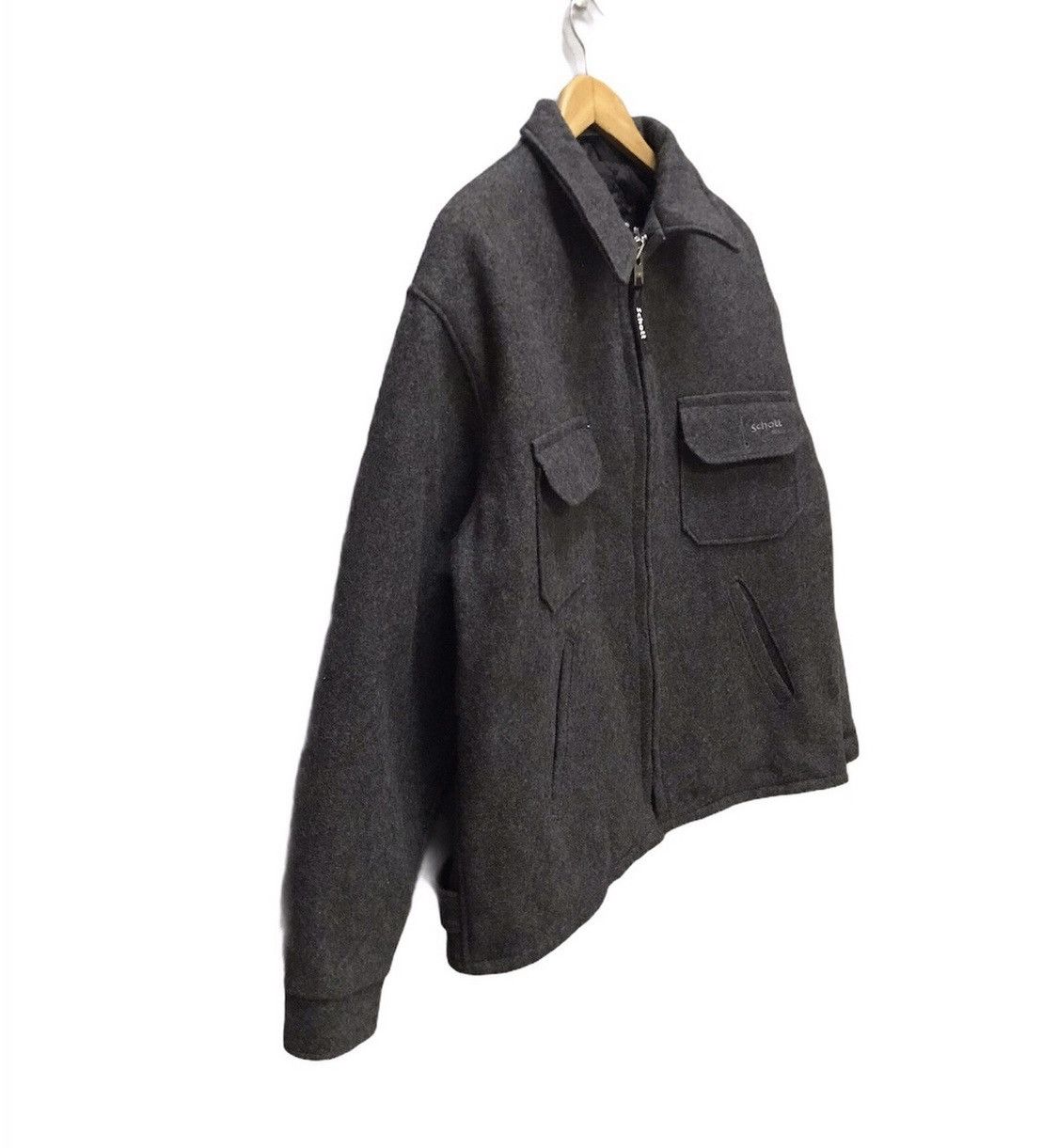 Schott Schott wool zipper jacket almost like new Size US M / EU 48-50 / 2 - 3 Thumbnail