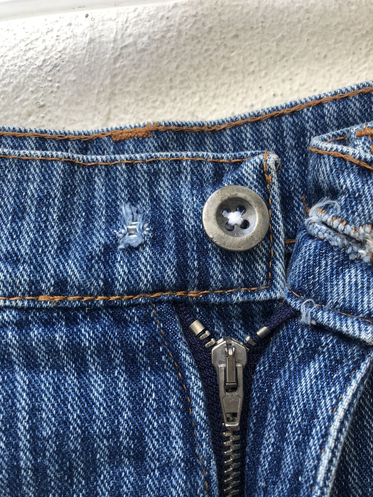 Versace × Vintage Vintage 90s Versace Sport Made in Italy Striped Denim Jeans Size US 29 - 8 Thumbnail