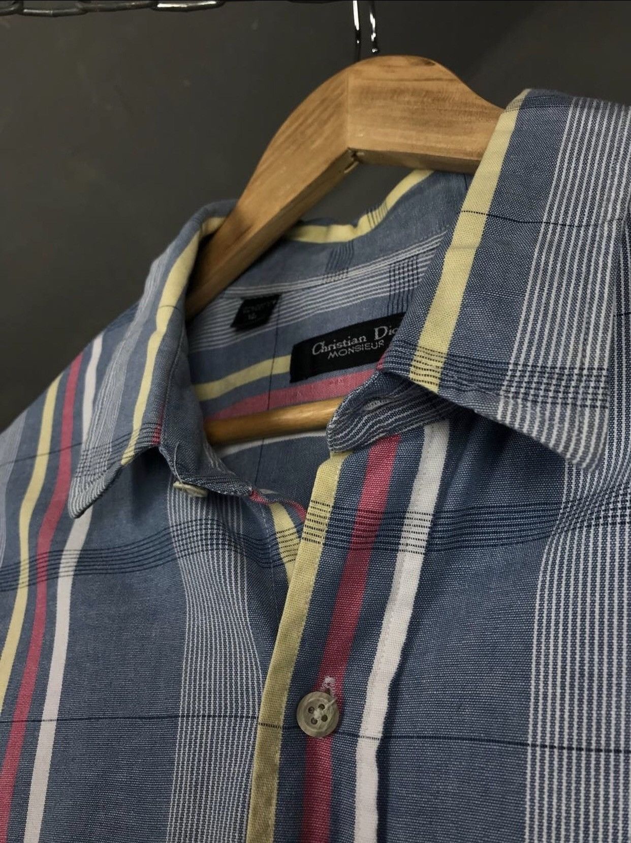Christian Dior Monsieur Christian Dior Monsieur crazy vintage luxury shirt Size US XL / EU 56 / 4 - 3 Thumbnail
