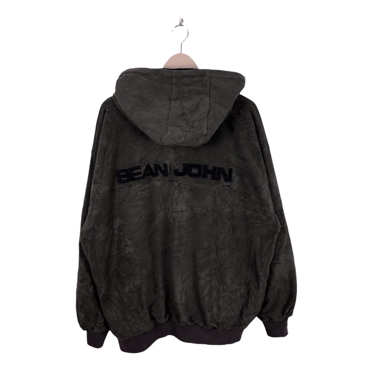 Sean John Vintage Sean John Reversible Zipper Hoodie Size US XL / EU 56 / 4 - 9 Thumbnail