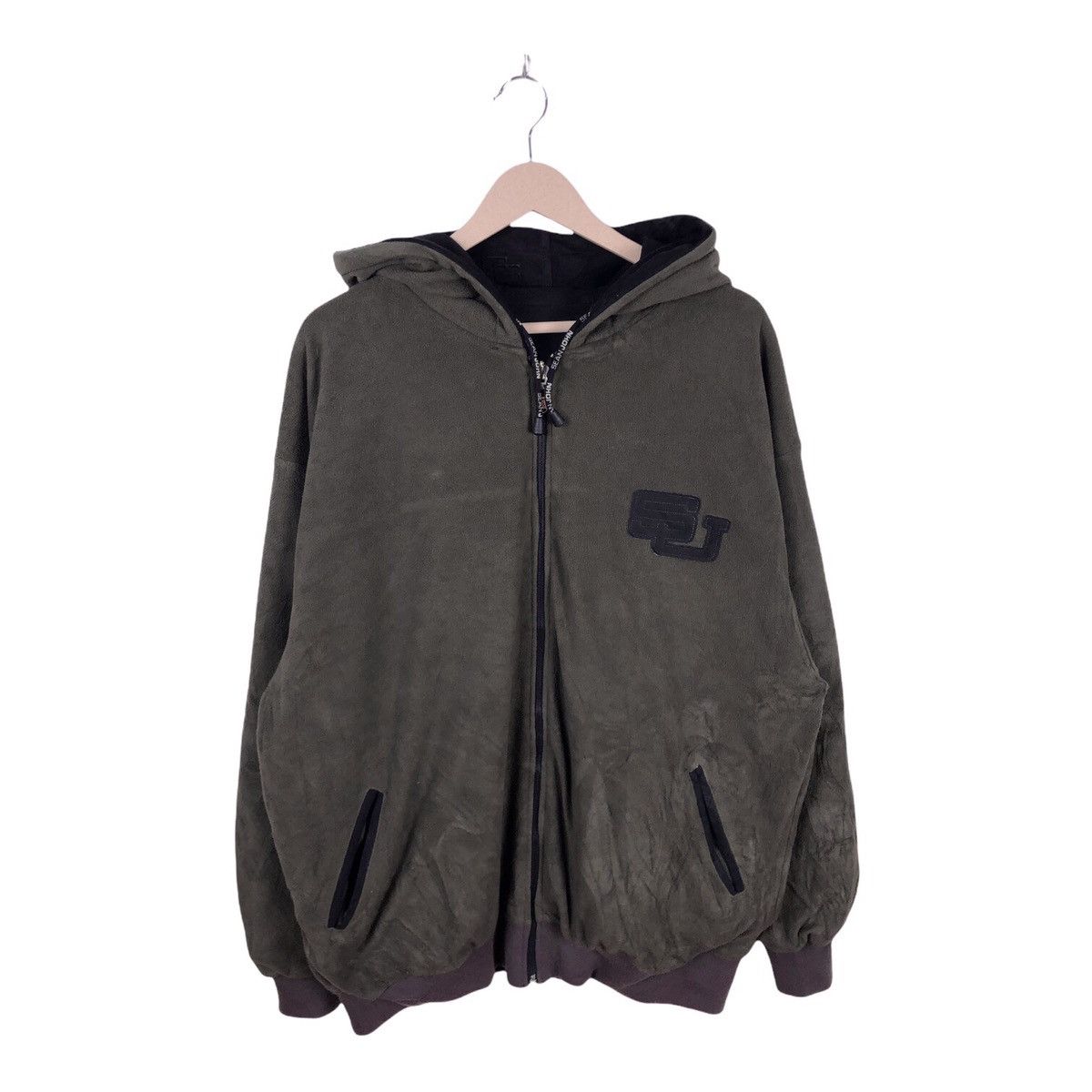 Sean John Vintage Sean John Reversible Zipper Hoodie Size US XL / EU 56 / 4 - 8 Thumbnail