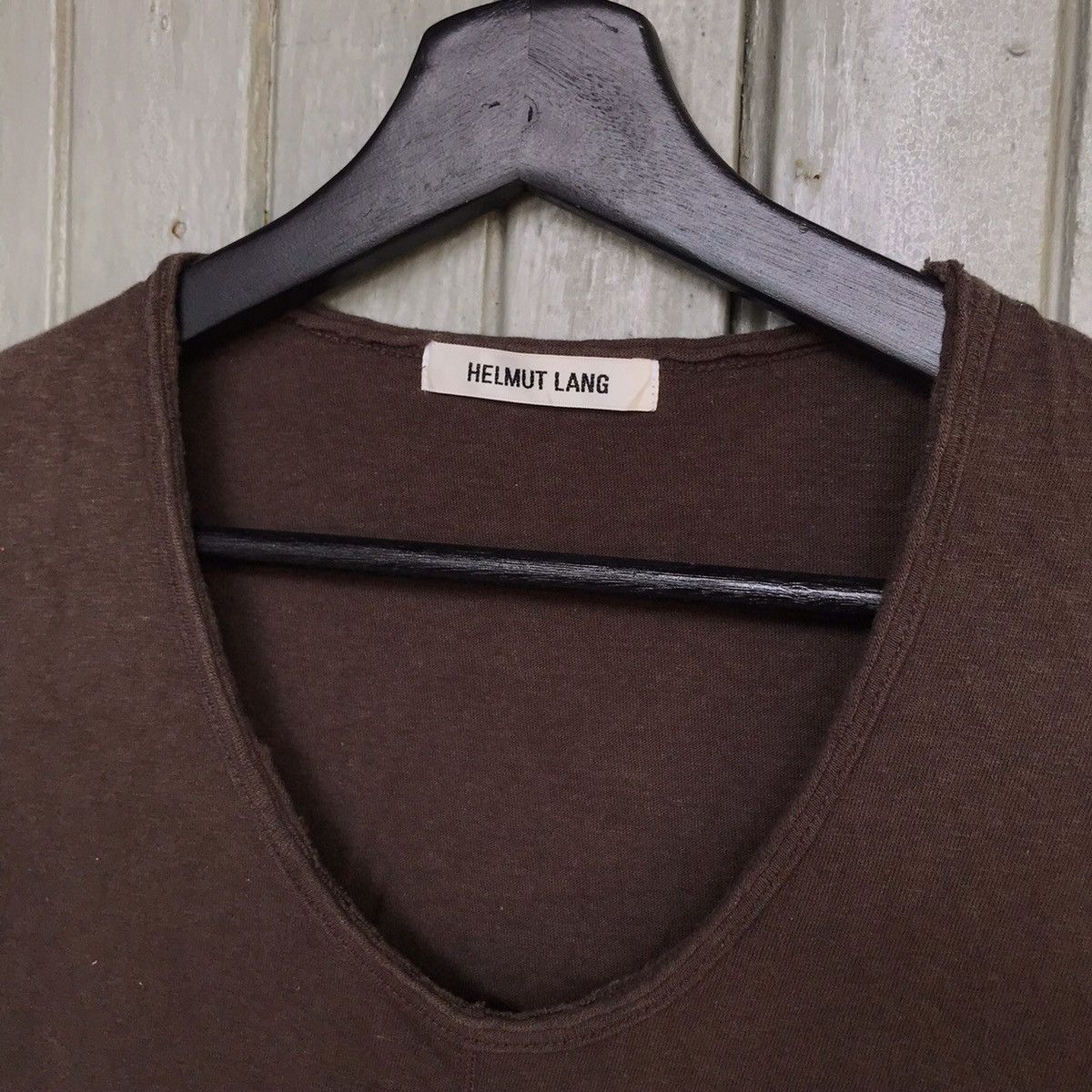 Designer × Helmut Lang Helmut lang v-neck plain tees Size US M / EU 48-50 / 2 - 1 Thumbnail
