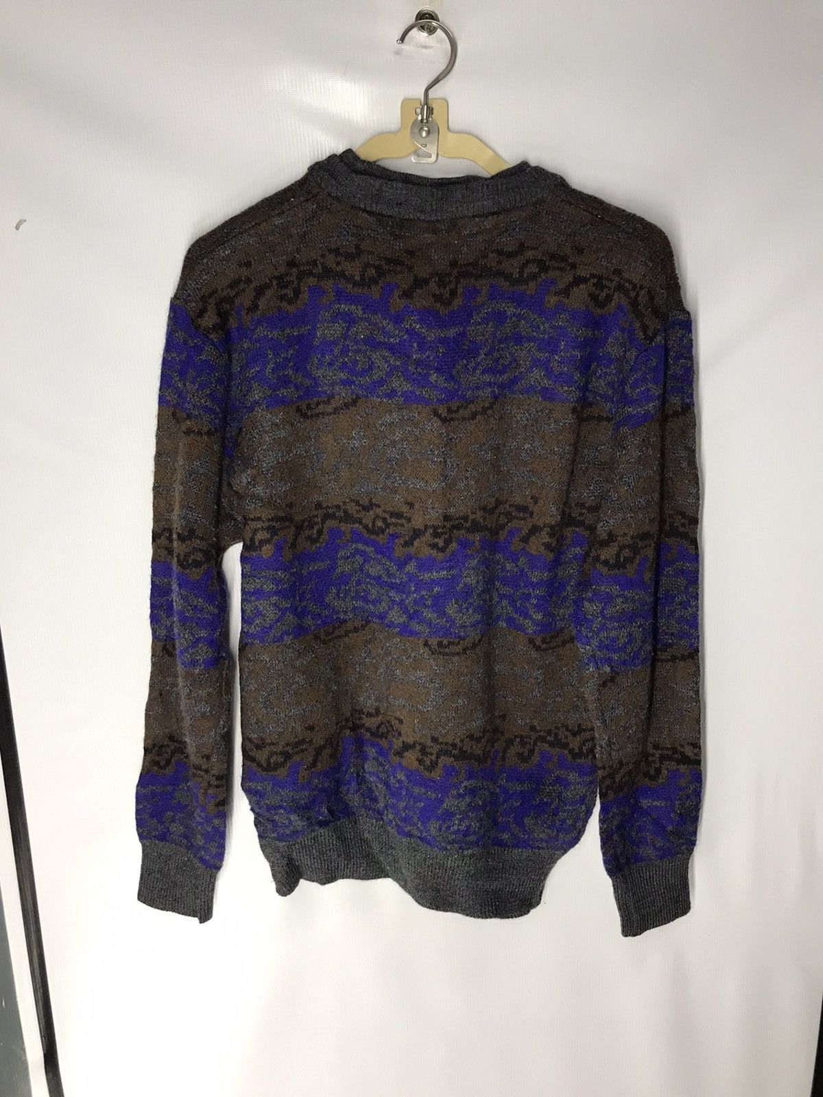 Japanese Brand × Vintage Wool knit sweatshirt double crewneck by toroy authentic Size US M / EU 48-50 / 2 - 7 Thumbnail