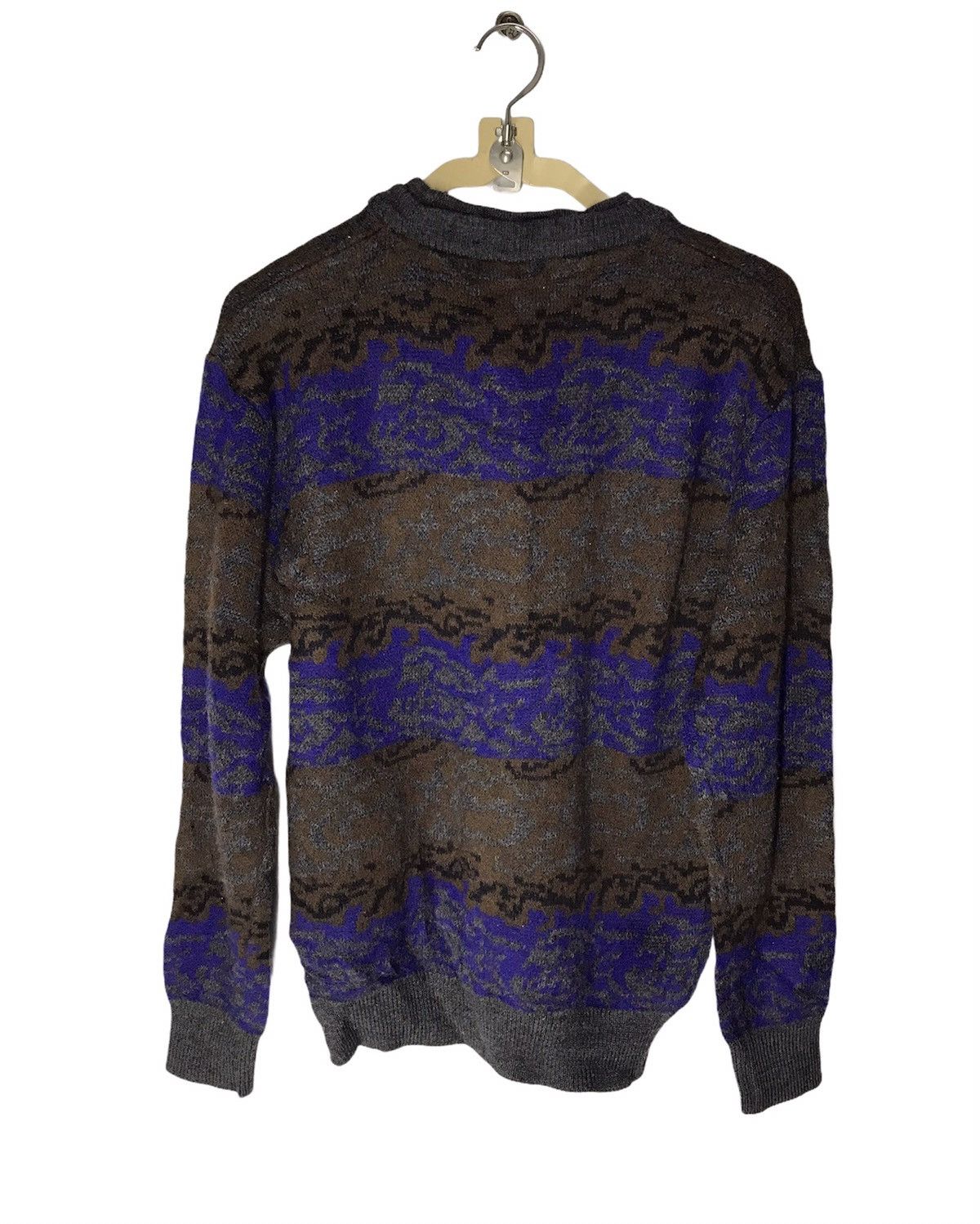 Japanese Brand × Vintage Wool knit sweatshirt double crewneck by toroy authentic Size US M / EU 48-50 / 2 - 2 Thumbnail