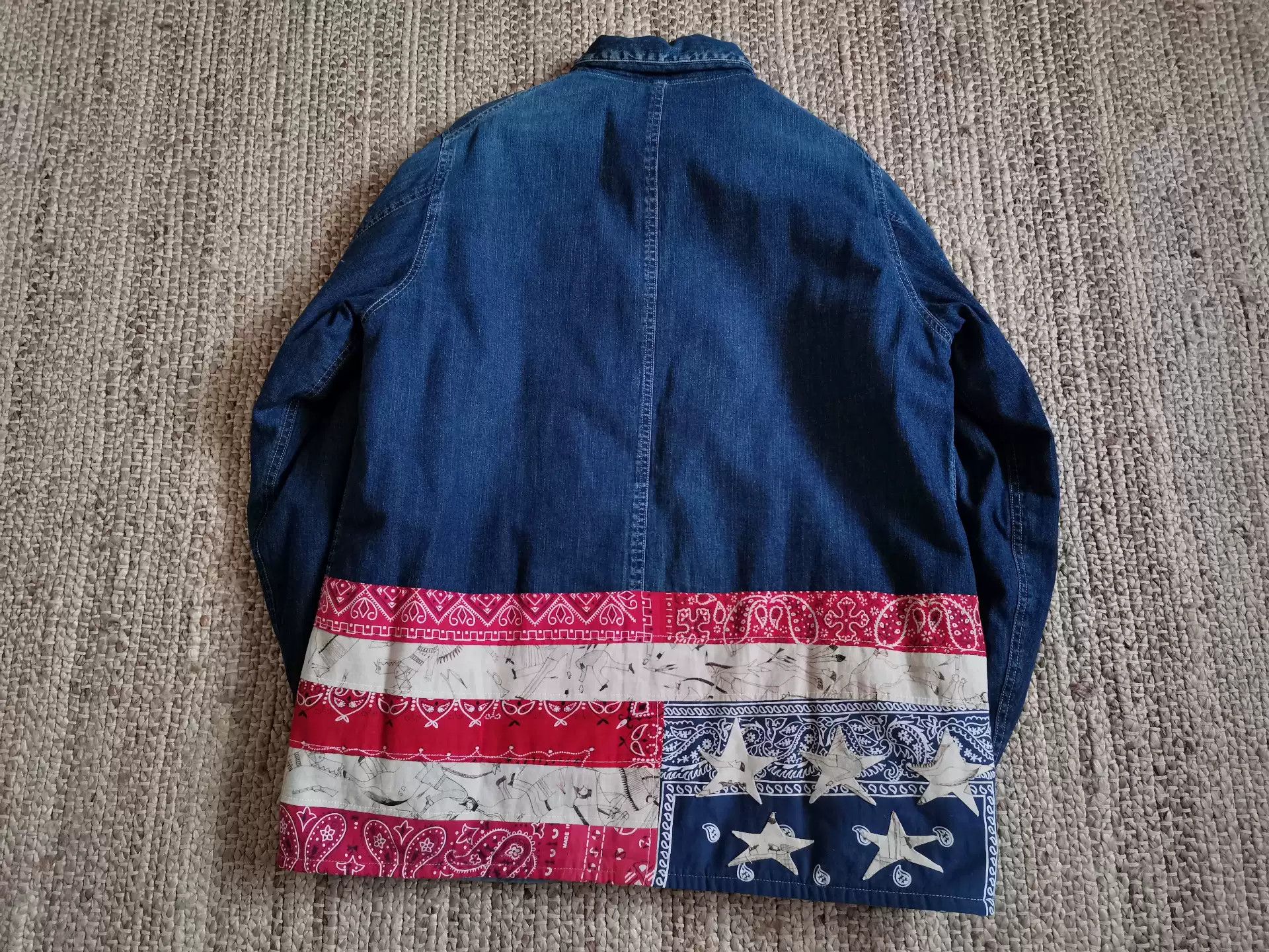 VISVIM 18AW ICT SECTION GANG COVERALL STARS