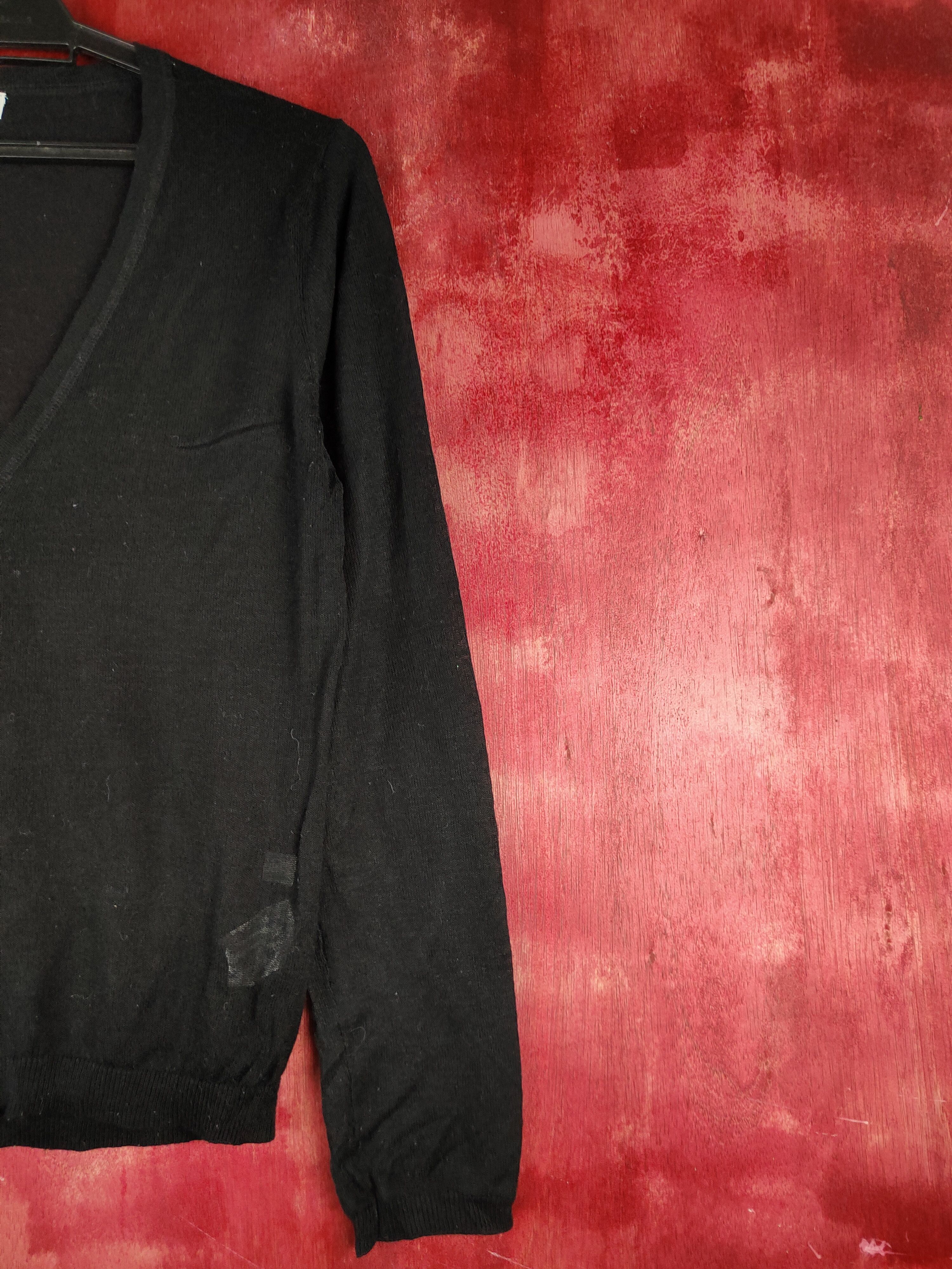 Japanese Brand Uniqlo Black Crochet Meshnet Knitwear Cardigan #S1170 Size L / US 10 / IT 46 - 5 Thumbnail