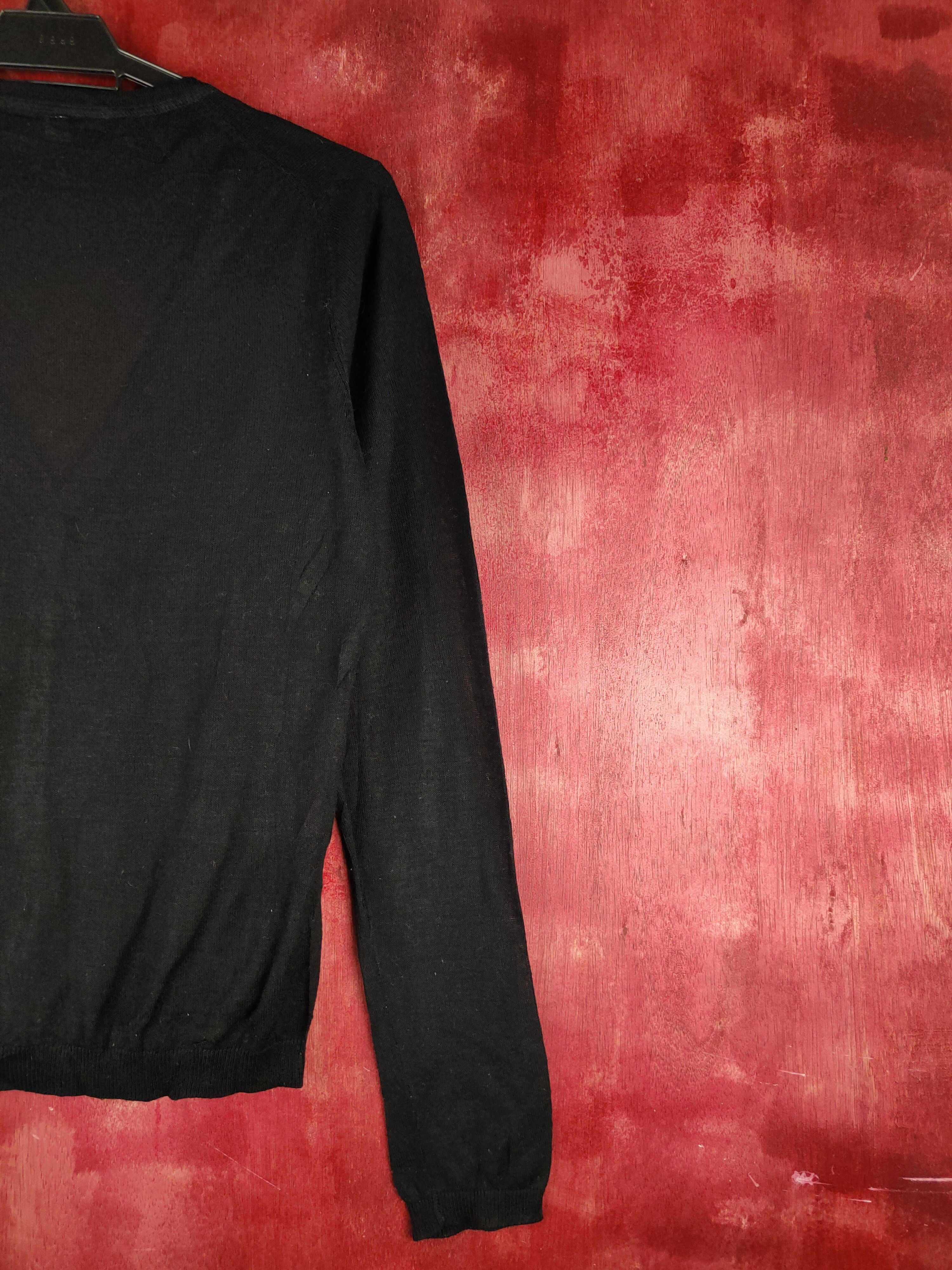 Japanese Brand Uniqlo Black Crochet Meshnet Knitwear Cardigan #S1170 Size L / US 10 / IT 46 - 9 Thumbnail