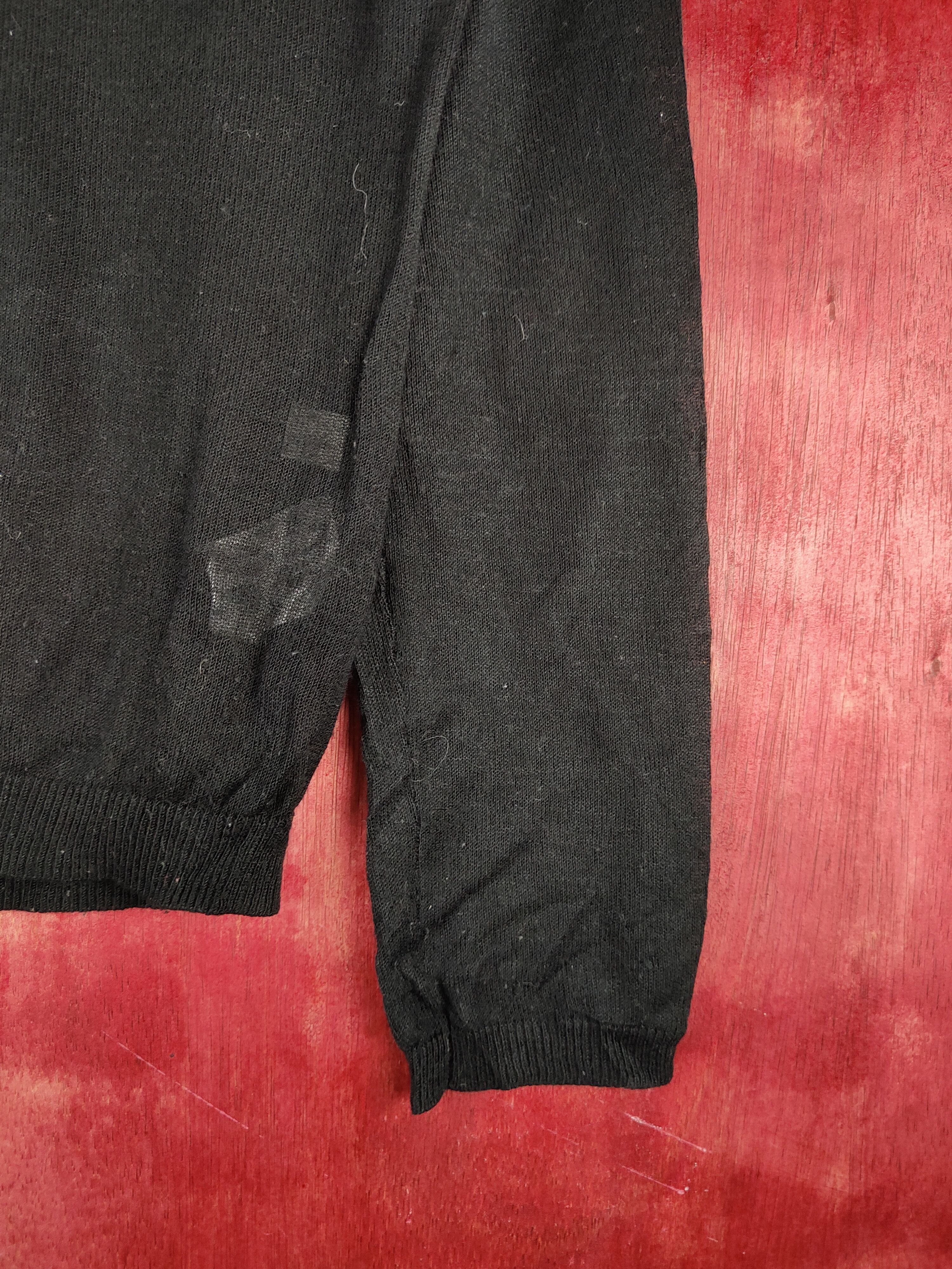 Japanese Brand Uniqlo Black Crochet Meshnet Knitwear Cardigan #S1170 Size L / US 10 / IT 46 - 6 Thumbnail