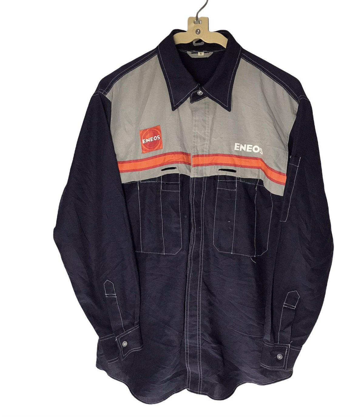 Japanese Brand × Sports Specialties × Vintage Vintage oneos uniform button up shirt long sleeve Size US S / EU 44-46 / 1 - 1 Thumbnail