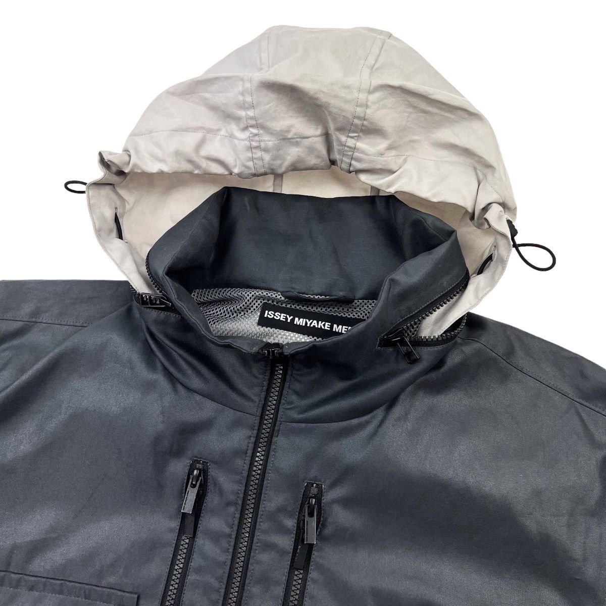 Issey Miyake Issey Miyake Men Grey Utility Jacket Size US L / EU 52-54 / 3 - 4 Thumbnail