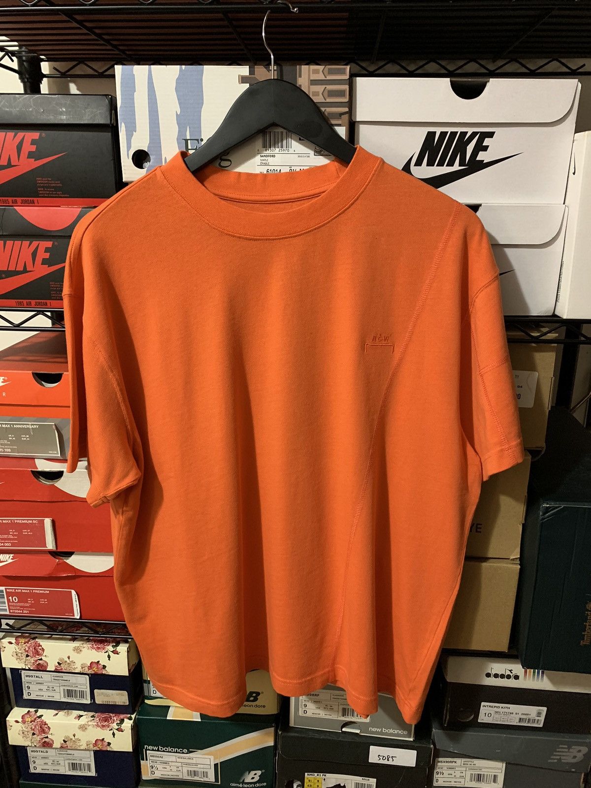 image of A Cold Wall Essential Tee in Orange, Men's (Size Large)