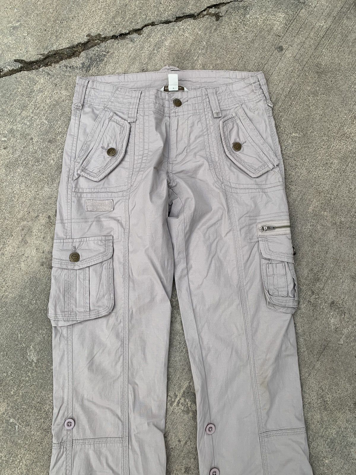 Japanese Brand Boston proper tactical multipocket cargo stretch pants women Size 29" - 2 Thumbnail