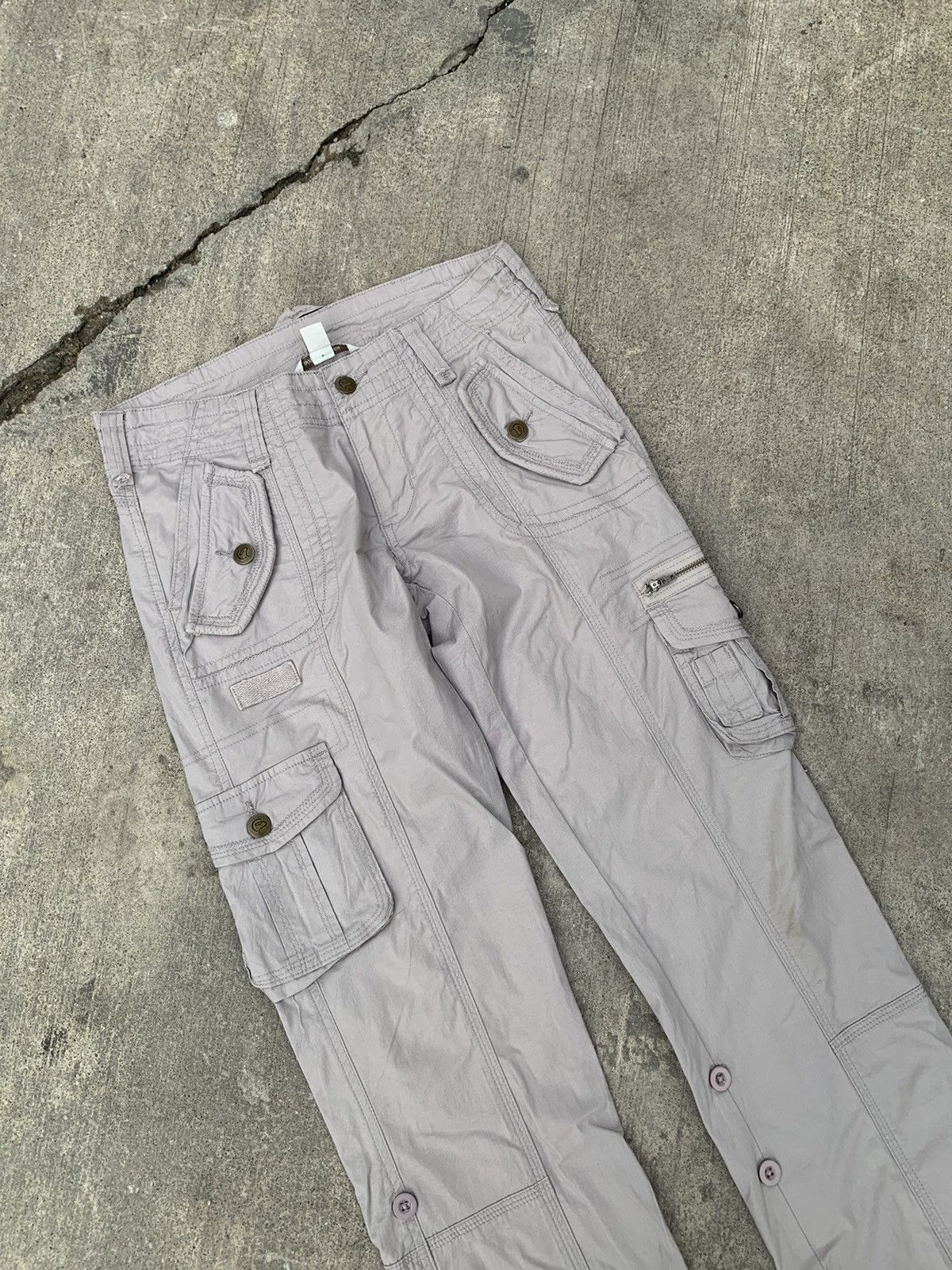Japanese Brand Boston proper tactical multipocket cargo stretch pants women Size 29" - 3 Thumbnail