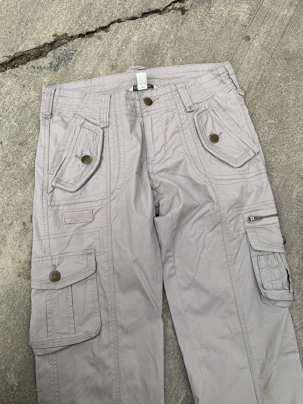 Japanese Brand Boston proper tactical multipocket cargo stretch pants women Size 29" - 4 Thumbnail