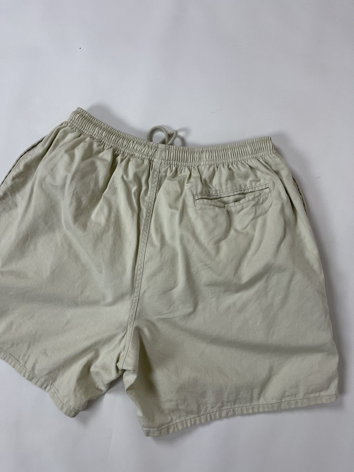 Nike Nike vintage y2k 90s beige embroidered logo cotton shorts Size US 34 / EU 50 - 10 Thumbnail