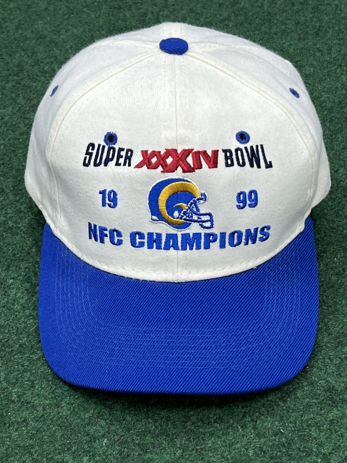 Vintage St. Louis Rams Super Bowl XXXIV Strapback Hat Puma