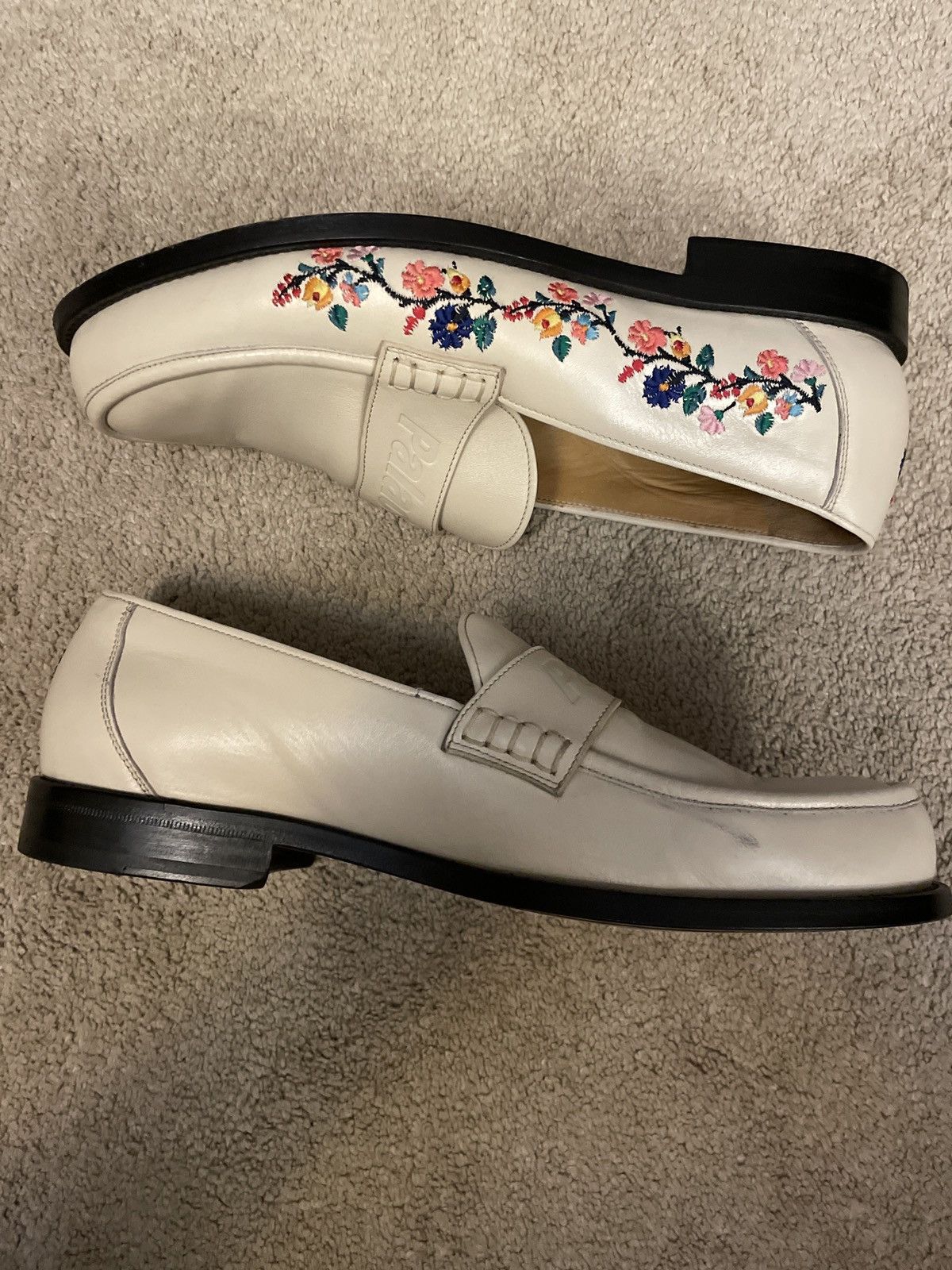 Palace Floral Stitch Loafers Size US 10.5 / EU 43-44 - 2 Thumbnail