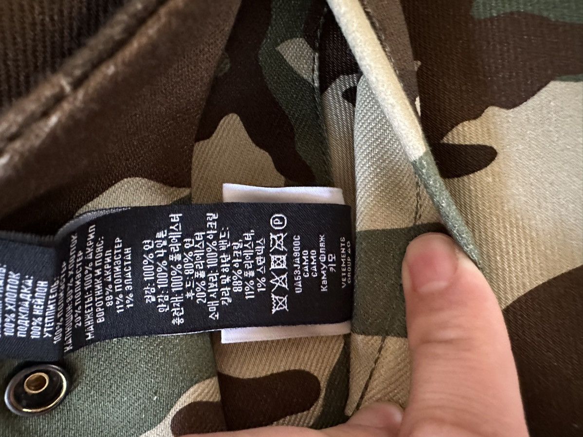 Vetements Oversized Camouflage-Print Cotton-Twill Hooded