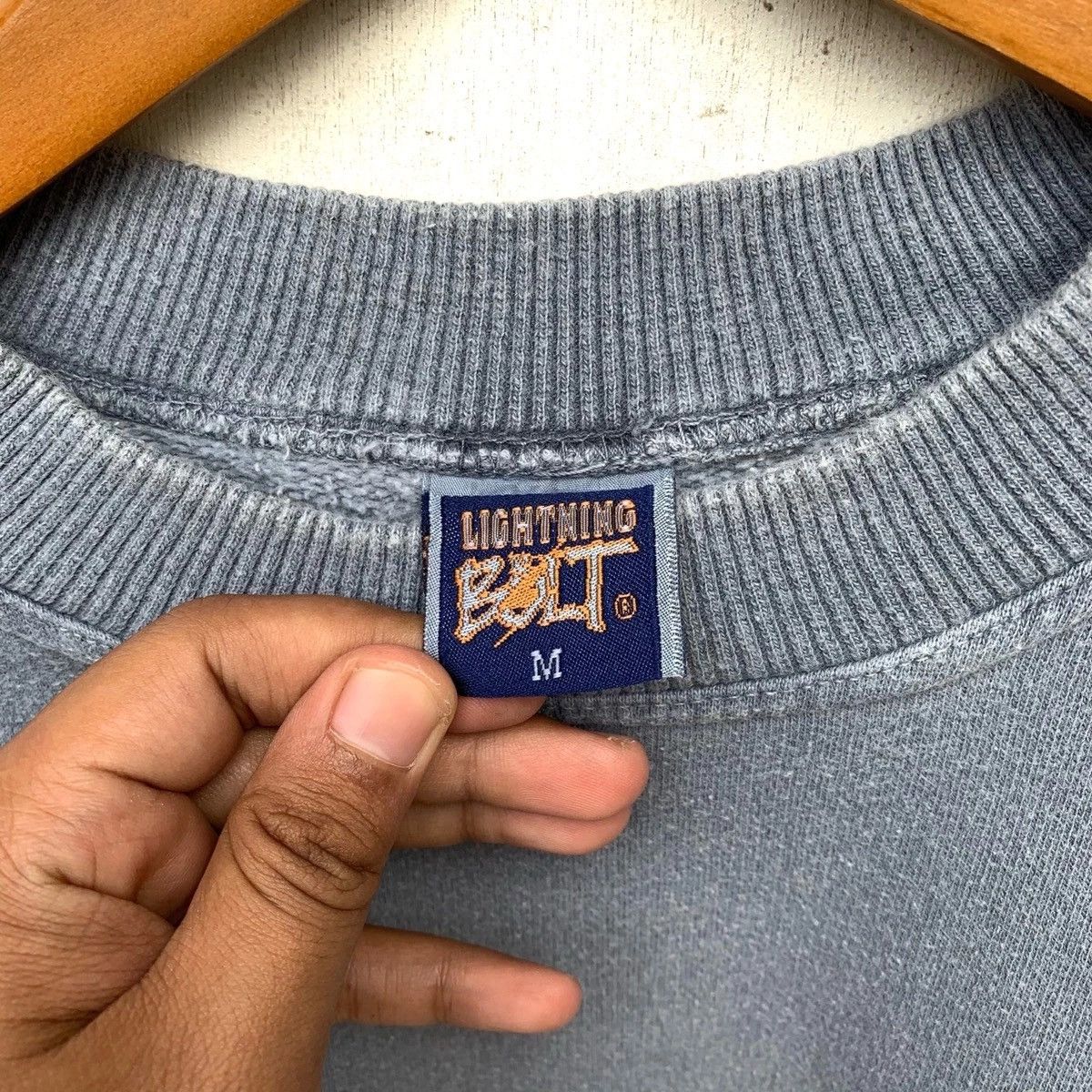Lightning Bolt × Vintage Vintage Lightning Bolt Crewneck Sweatshirt Size US M / EU 48-50 / 2 - 5 Thumbnail