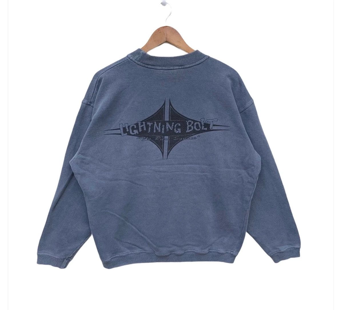 Lightning Bolt × Vintage Vintage Lightning Bolt Crewneck Sweatshirt Size US M / EU 48-50 / 2 - 1 Thumbnail