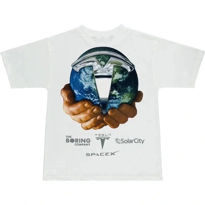 Marino Morwood Marino Morwood Elon Musk White Tee Size US M / EU 48-50 / 2 - 3 Thumbnail