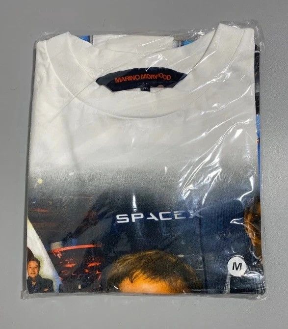 Marino Morwood Marino Morwood Elon Musk White Tee Size US M / EU 48-50 / 2 - 8 Thumbnail