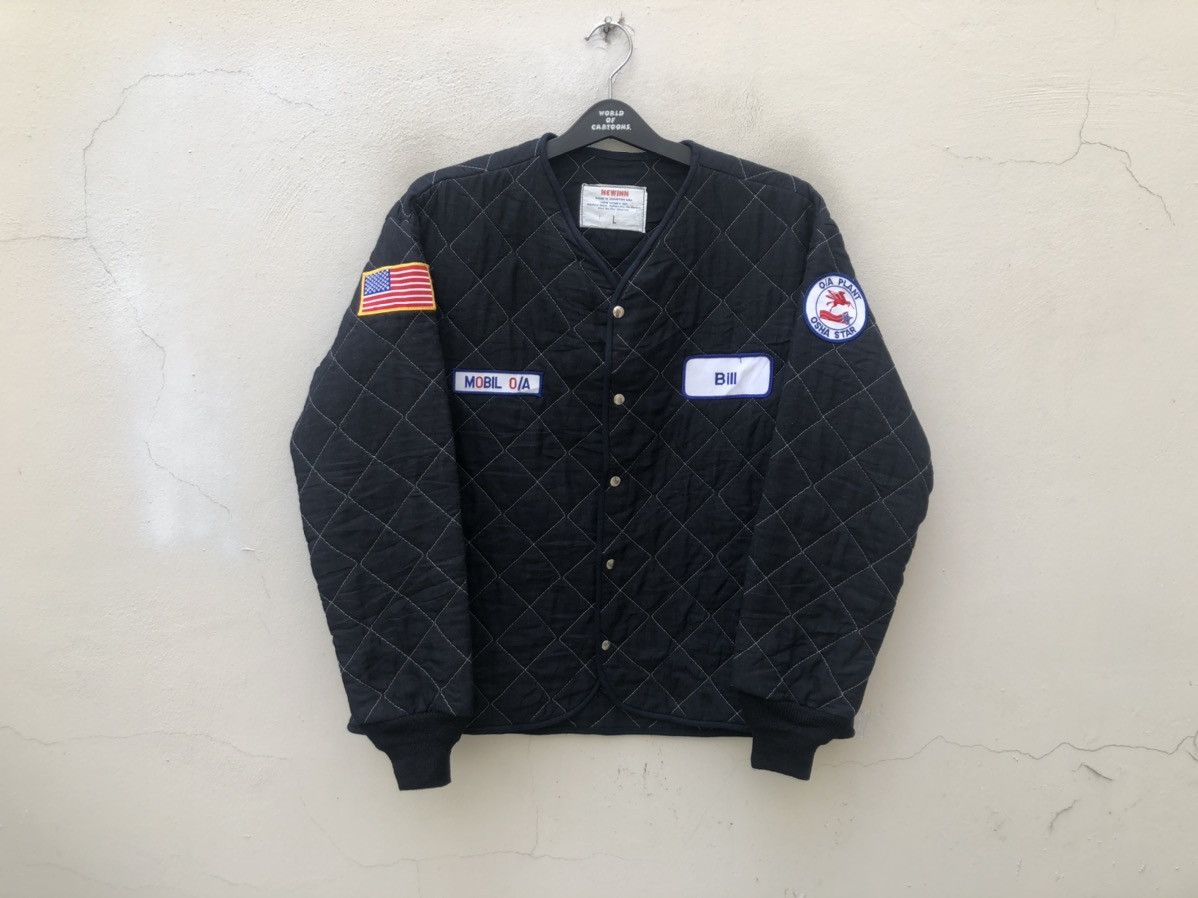 Vintage Vintage NEWINN Usa Quilting Patches Lining Jacket Size US L / EU 52-54 / 3 - 1 Thumbnail