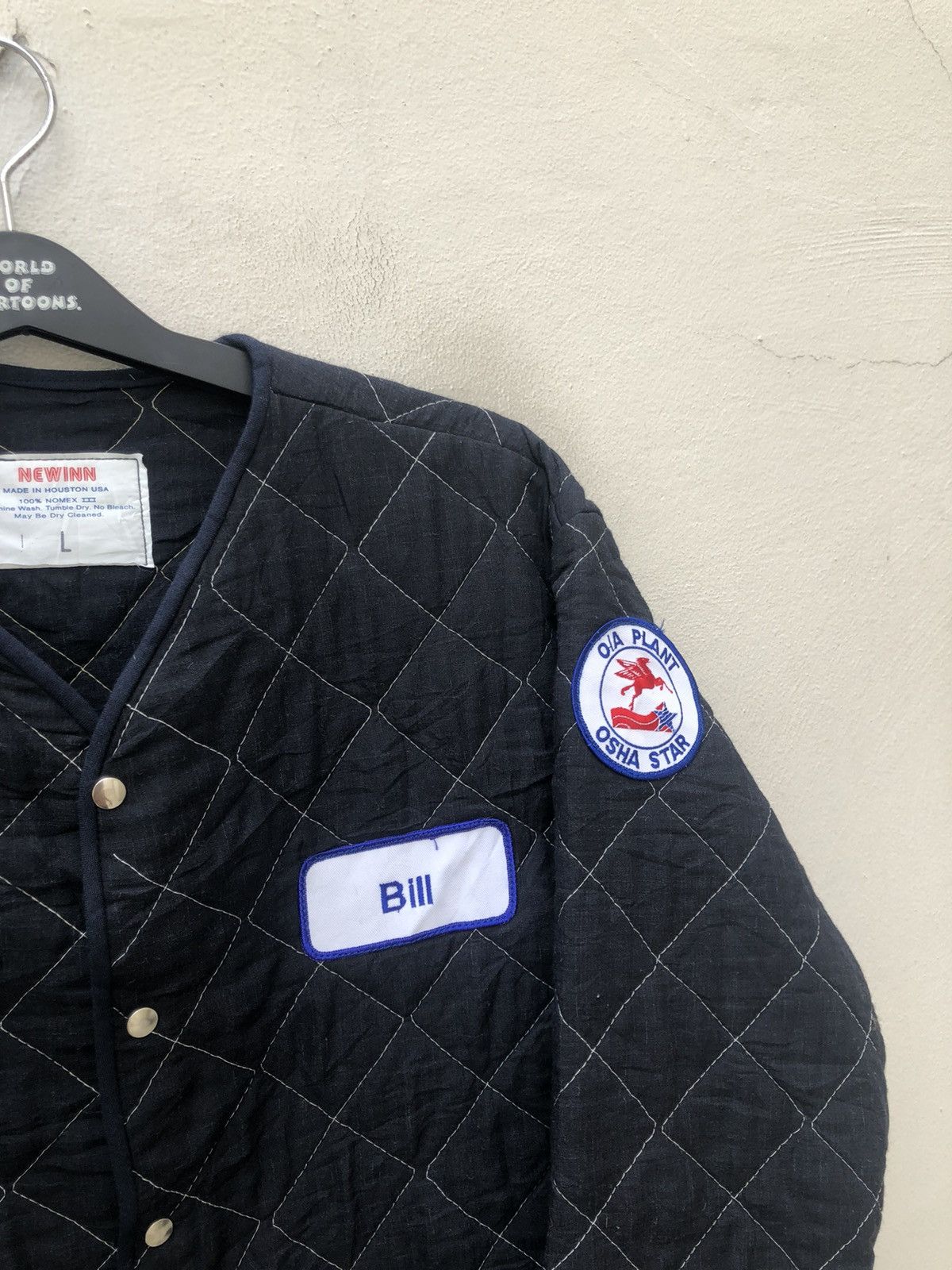 Vintage Vintage NEWINN Usa Quilting Patches Lining Jacket Size US L / EU 52-54 / 3 - 5 Thumbnail