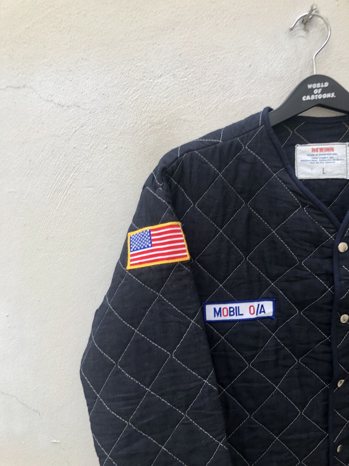 Vintage Vintage NEWINN Usa Quilting Patches Lining Jacket Size US L / EU 52-54 / 3 - 6 Thumbnail