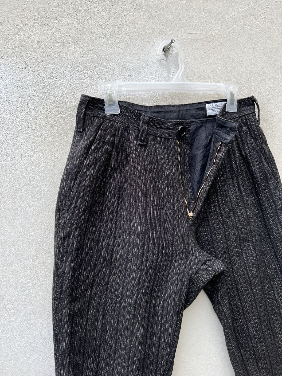 Freewheelers NR. Flag Wear Japan Salt & Pepper Gabardine Cropped Pant Size US 30 / EU 46 - 10 Thumbnail