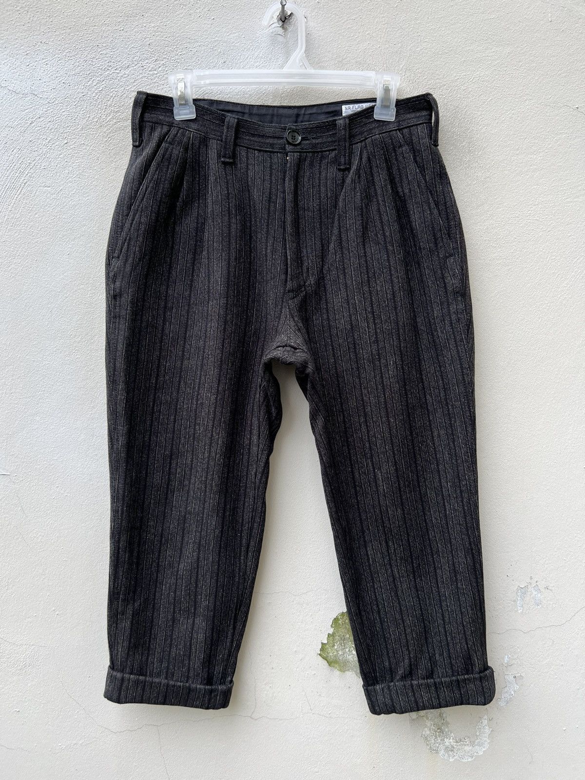 Freewheelers NR. Flag Wear Japan Salt & Pepper Gabardine Cropped Pant Size US 30 / EU 46 - 7 Thumbnail