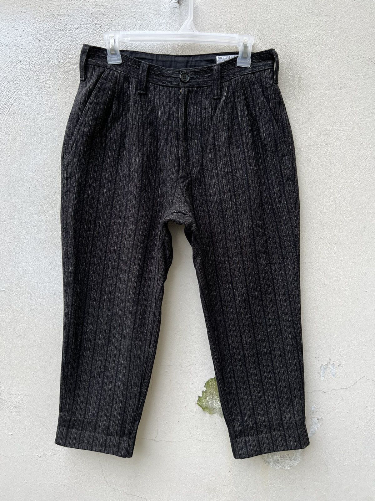 Freewheelers NR. Flag Wear Japan Salt & Pepper Gabardine Cropped Pant Size US 30 / EU 46 - 6 Thumbnail