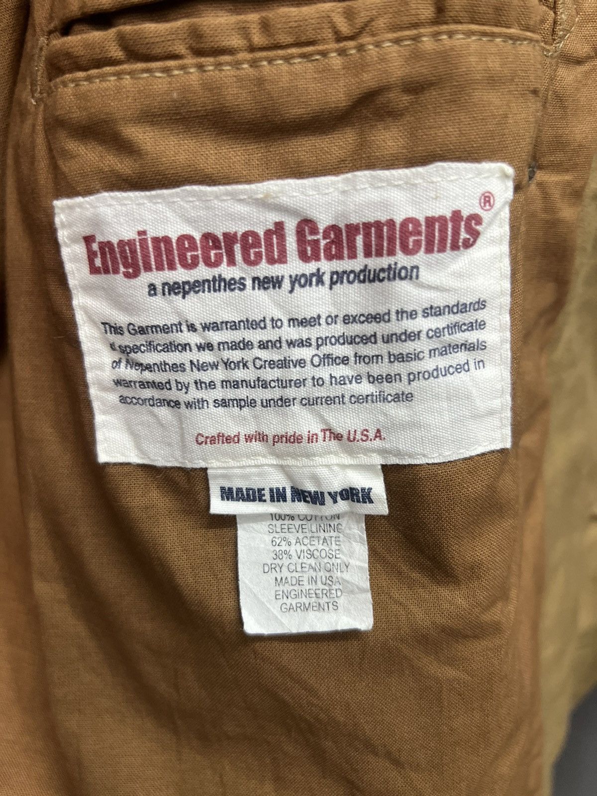 Engineered Garments 🔥ENGINEERED GARMENTS A NEPENTHES NEW YORK JACKET Size US M / EU 48-50 / 2 - 9 Thumbnail
