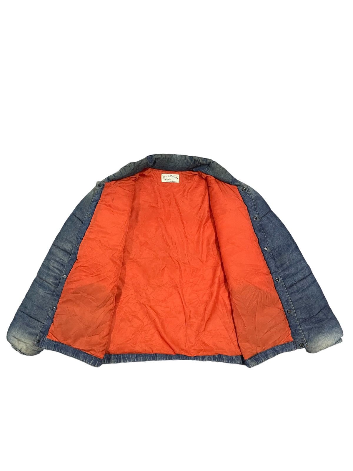 Jun Takahashi Japanese Blue In Green Denim Style Puffer Jacket Size US M / EU 48-50 / 2 - 3 Thumbnail